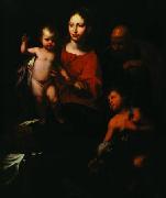 Bernardo Strozzi Holy Family with St. John the Baptist oil on canvas